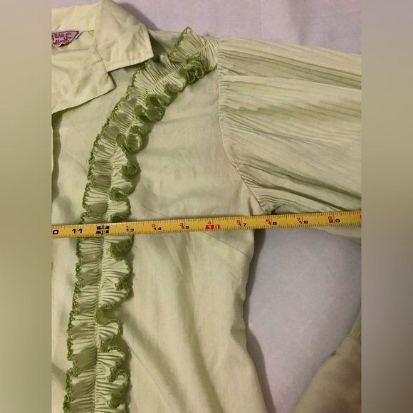 H BAR C CALIFORNIA WESTERN WEAR PEARL SNAP ACCORDION STLYE SLEEVES SIZE 34 70’S - Picture 6 of 9